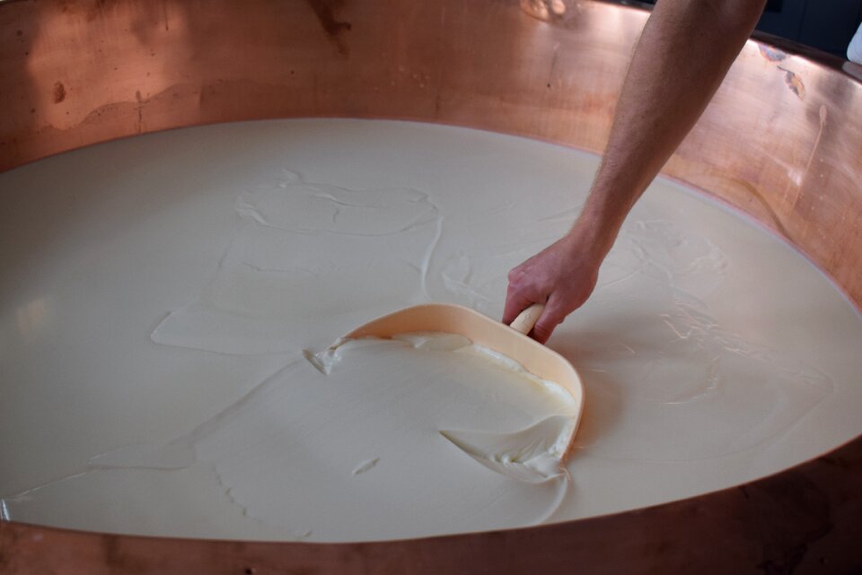 Cheese manufacturing boiler