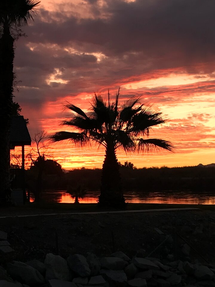 River sunset