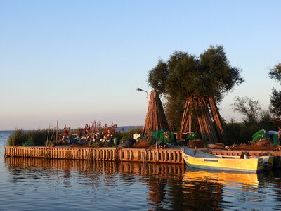 Sands vistula lagoon the fisherman