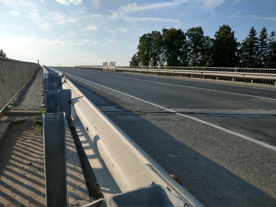 Track highway asphalt