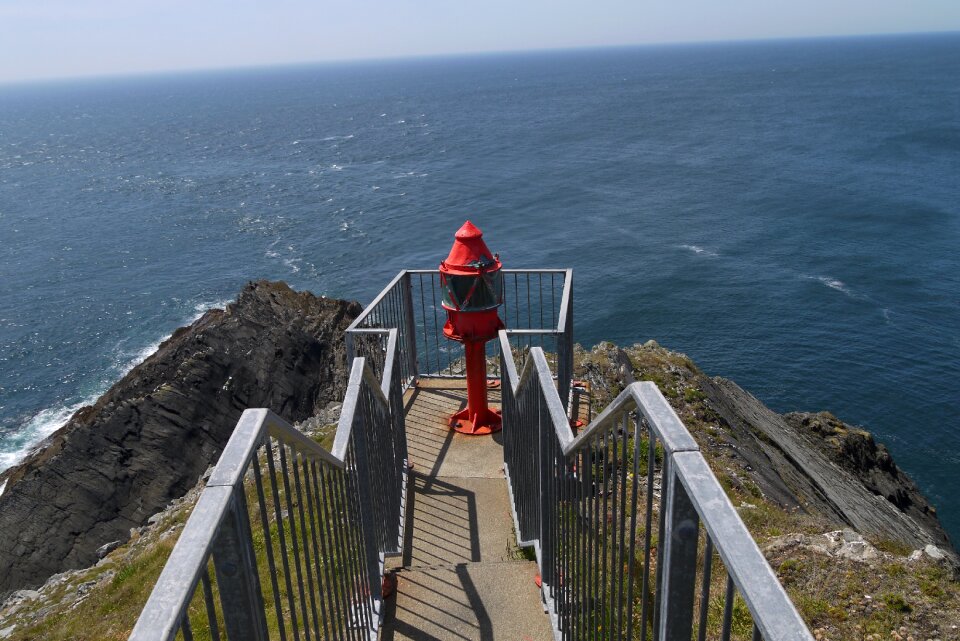 Atlantic cliff lighthouse