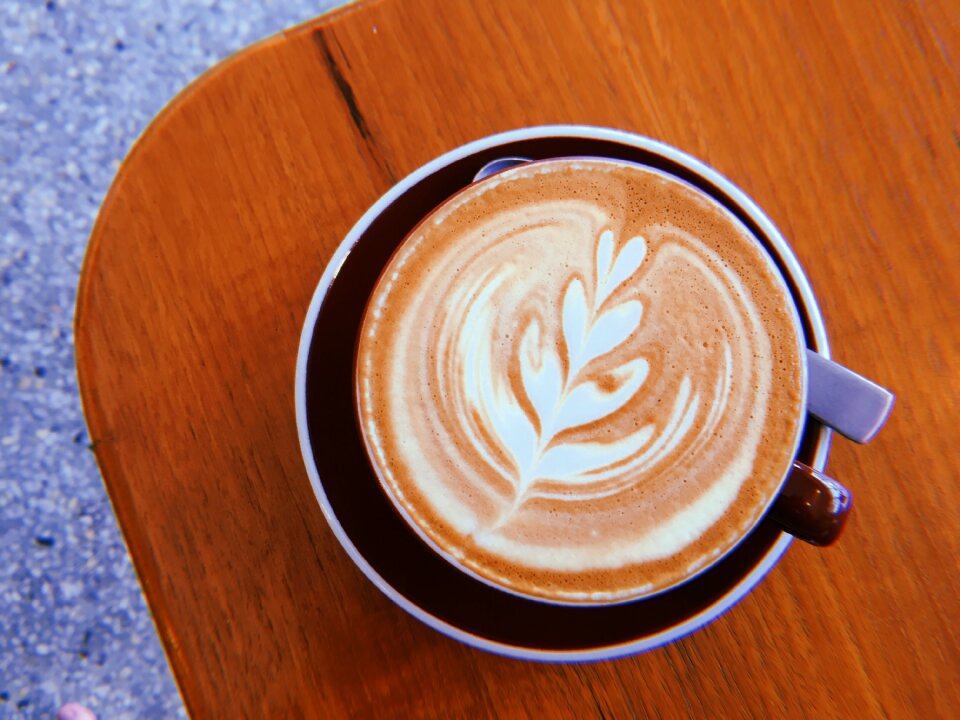 Cafe caffeine cappuccino photo