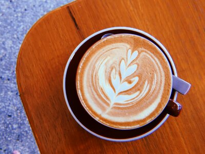 Cafe caffeine cappuccino