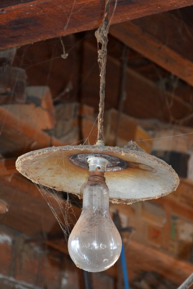 Spider web old workshop
