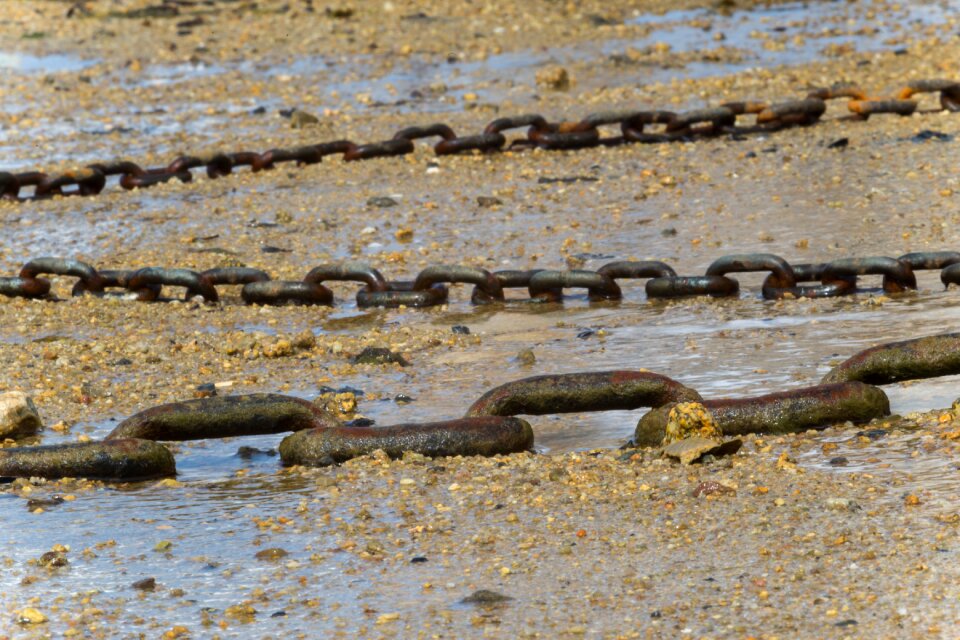 Metal iron rusted