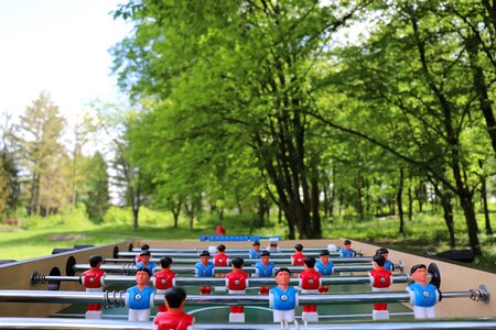 Hobbies park green football