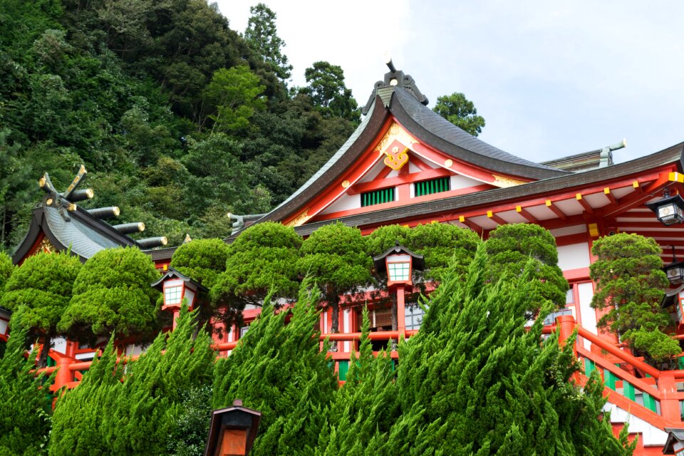 Shinto shrine traditional religion