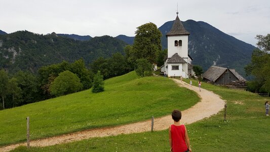 Summer mountains nature