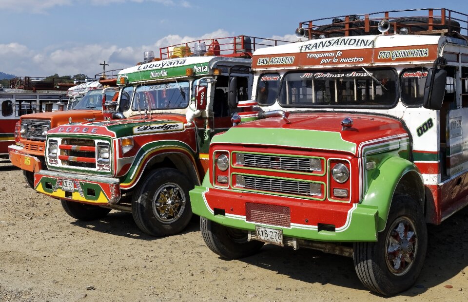 Traffic vehicle colorful