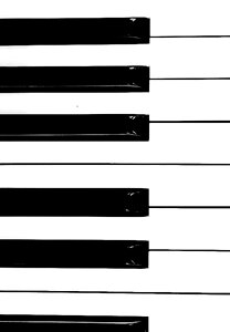 Instrument keyboard white photo