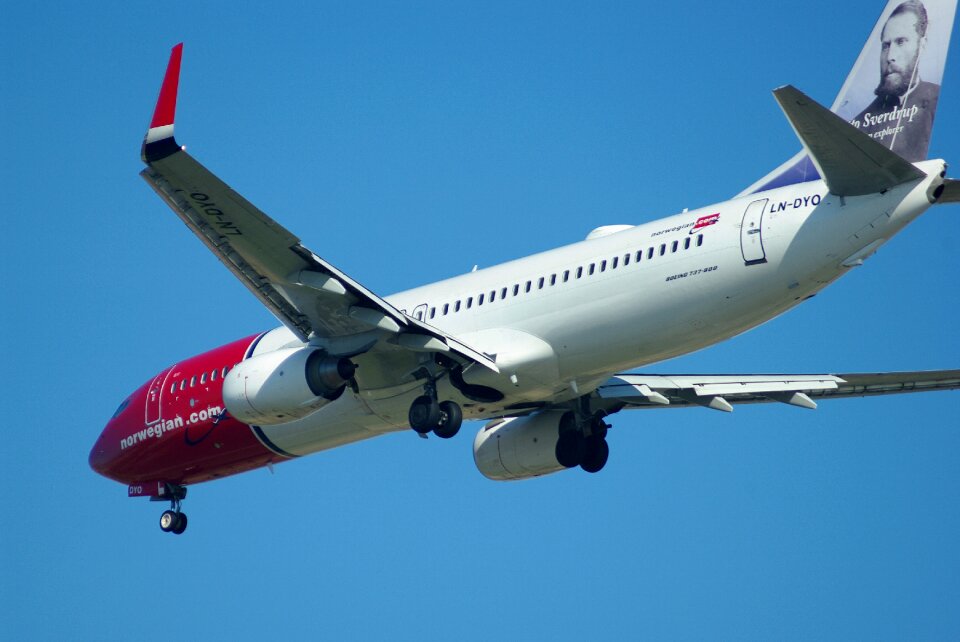 Landing passengers flight