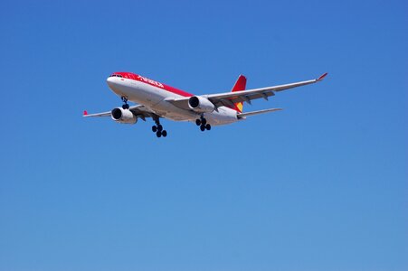 Plane flight sky photo