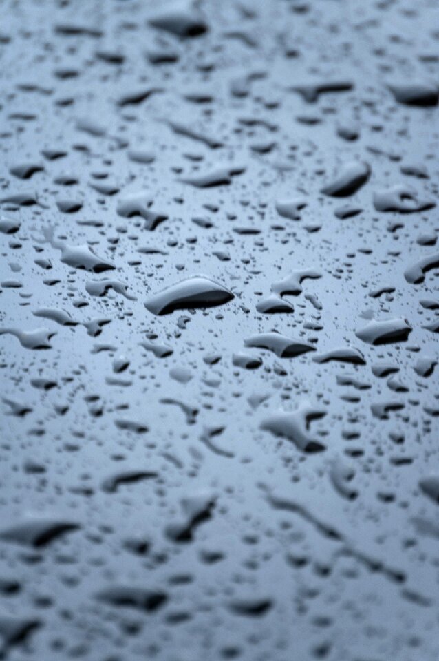 Dark rainy beaded