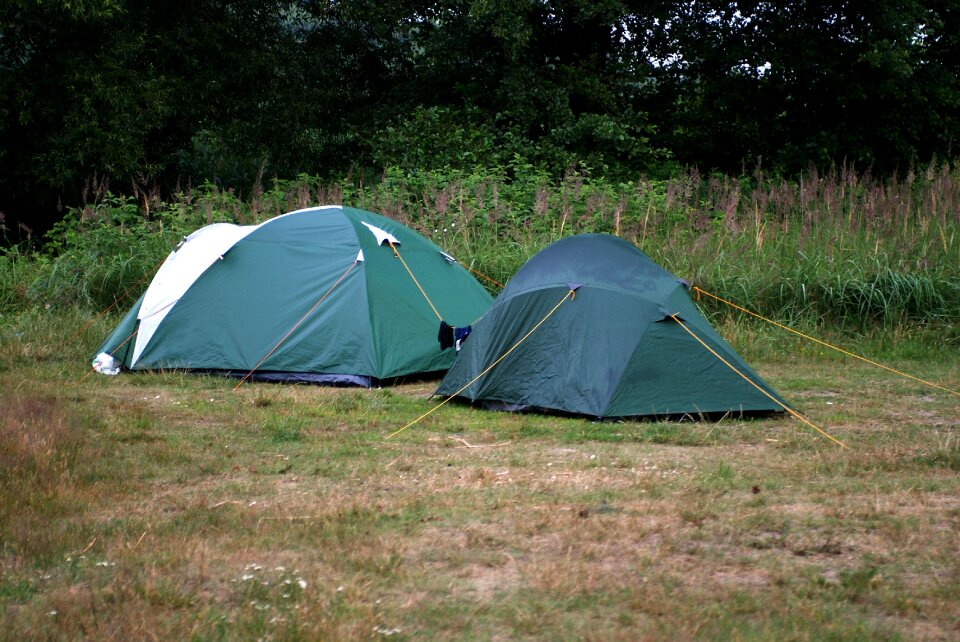 Camping travel sky