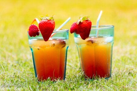 Glass glasses orange