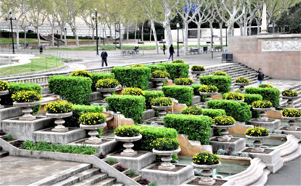 Fountain architecture city