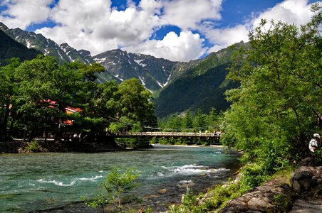 Kappa bridge mountain river