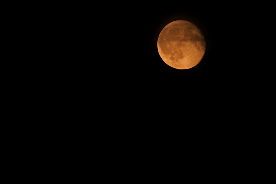 Full moon night black