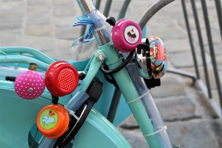 Bicycle bell bell shiny
