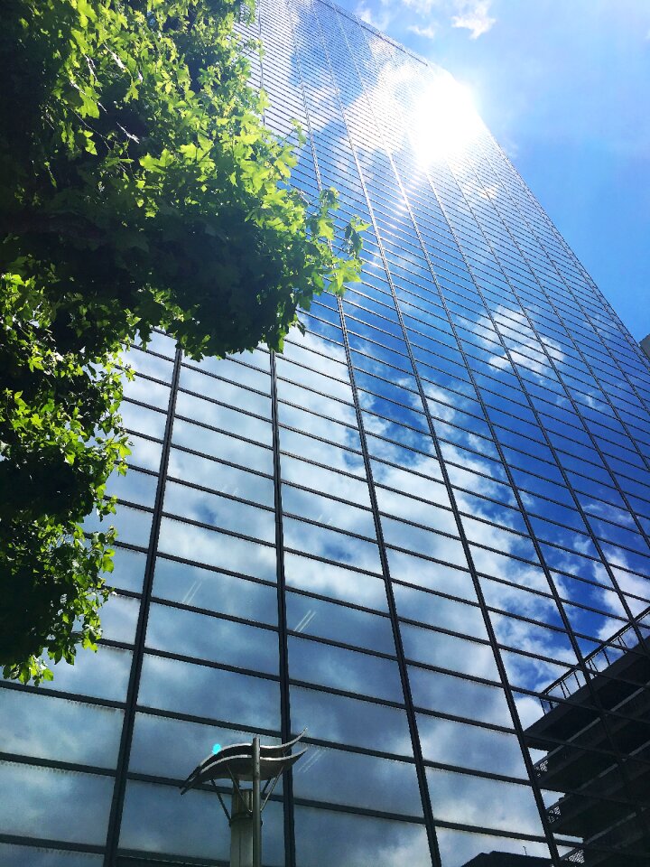 Architecture clouds modern