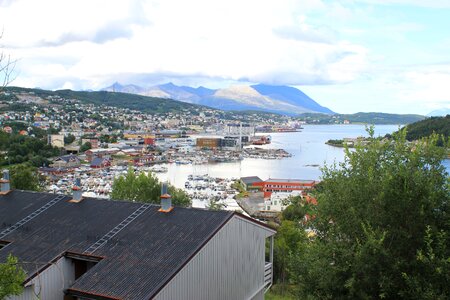 Harstad port troms county northern norway