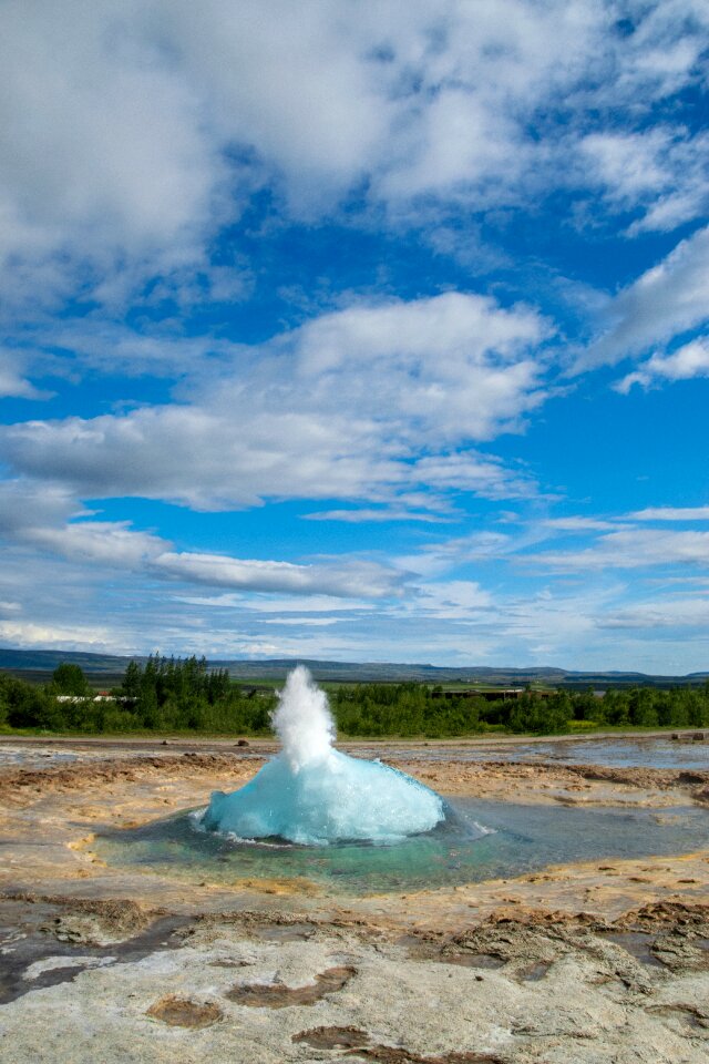 Nature landscape volcanic
