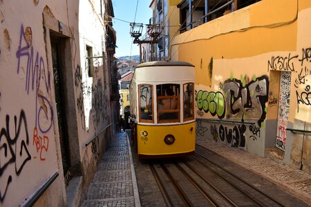 Travel tram street art