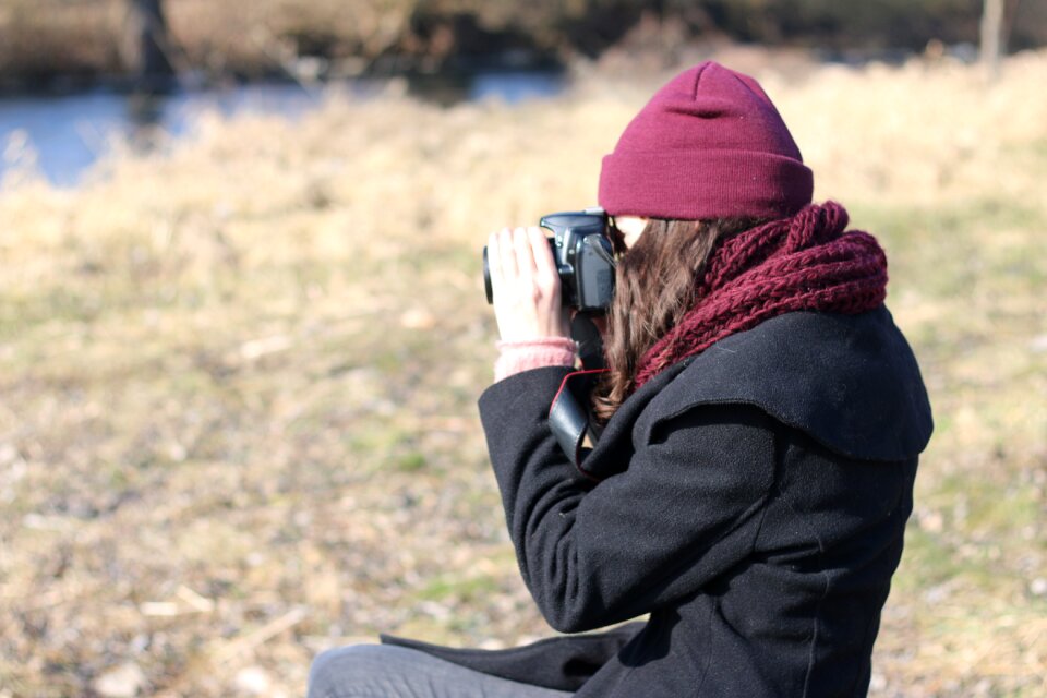 Photographer photograph camera