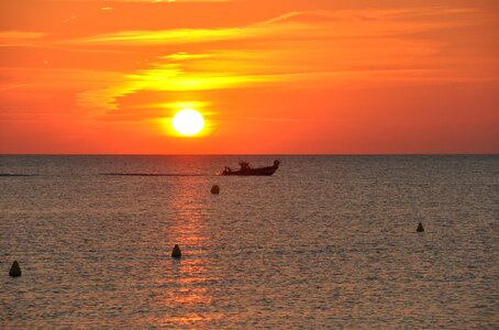 Boat summer nature photo