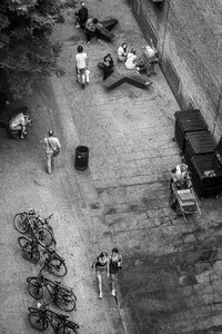 Bicycles street cleaning london