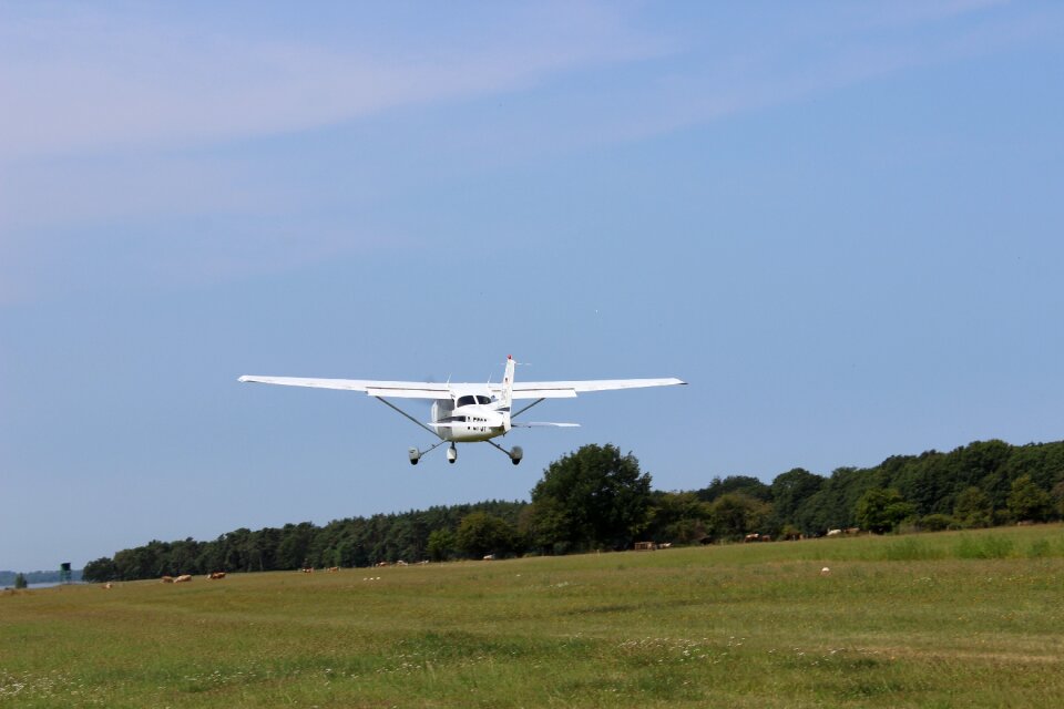 Aircraft sky flying photo