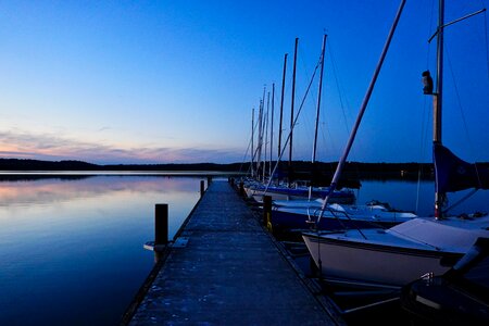 Boat sky water