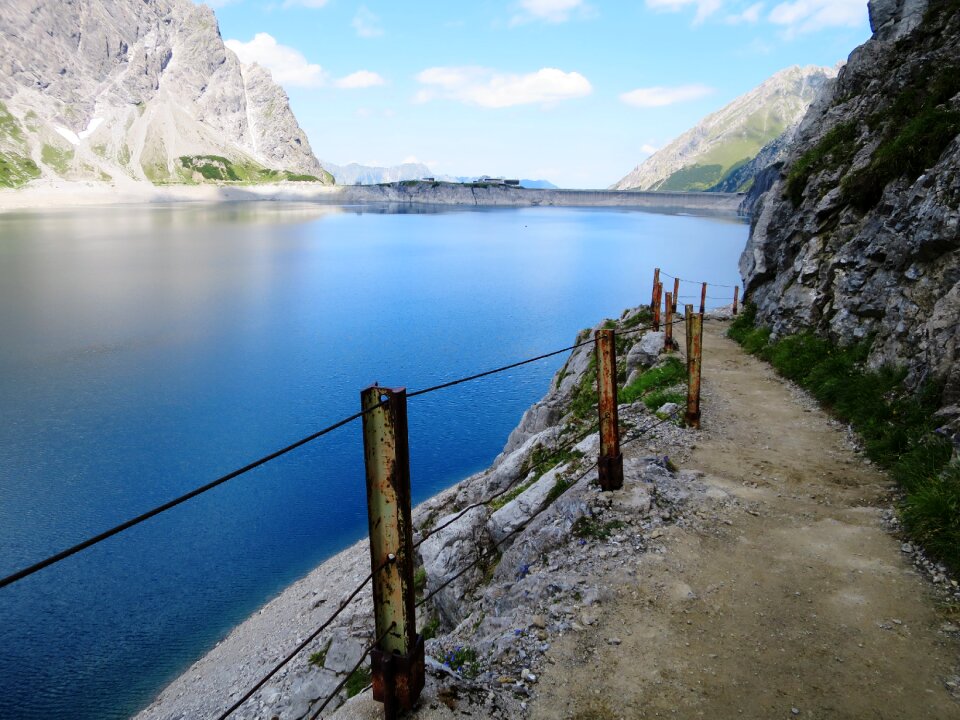 Reservoir mountains vorarlberg