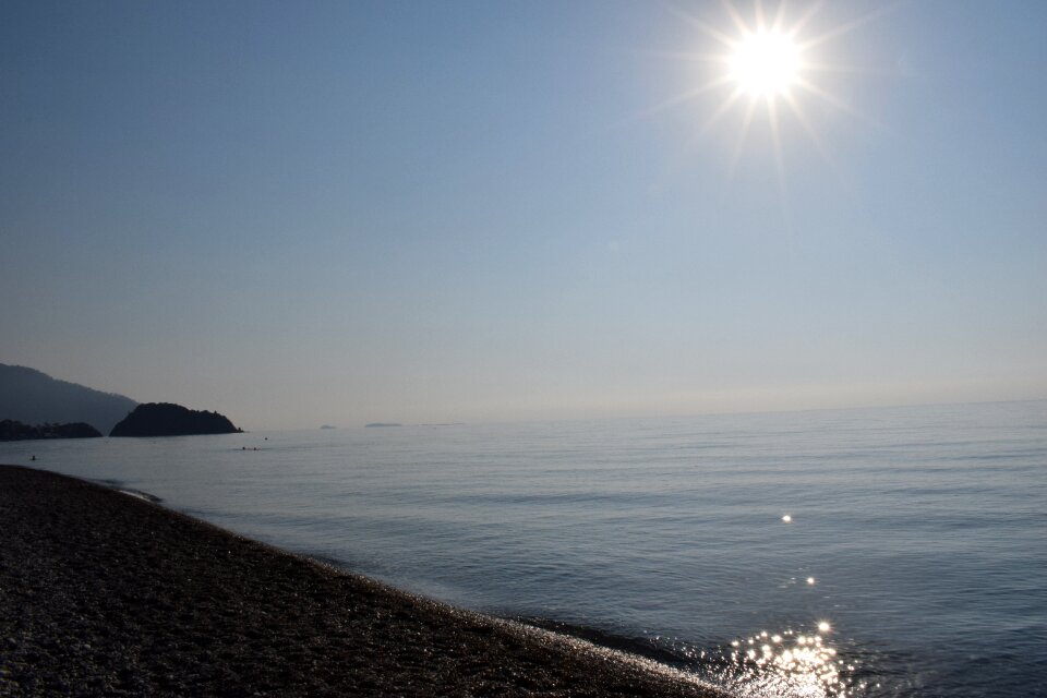 Marine dawn nature