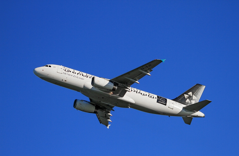 A320 passenger aircraft auckland