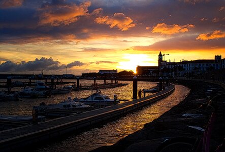 Eventide marina boats photo