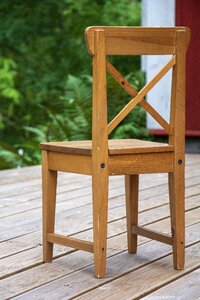 Children chair terrace old