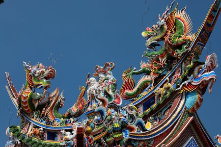 Guandu temple cut sticky temple