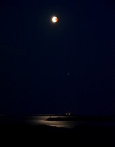 Night full moon march photo