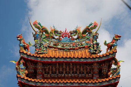 Guandu temple cut sticky temple