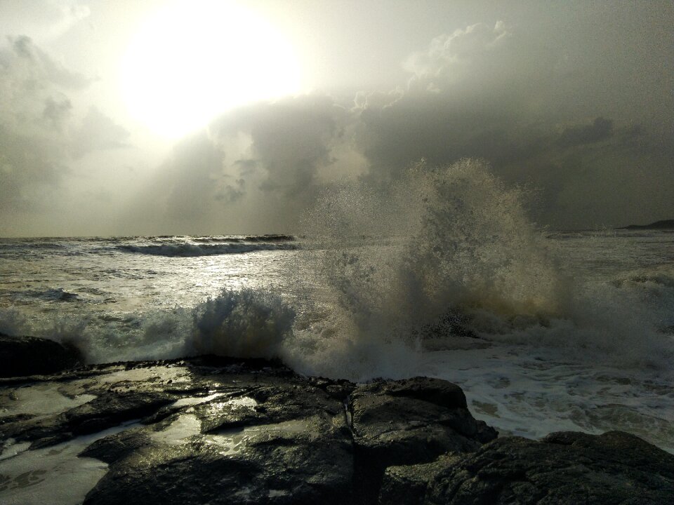 Sun ocean water