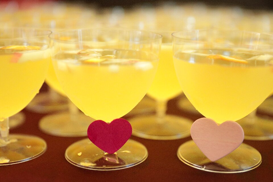 Party wine yellow