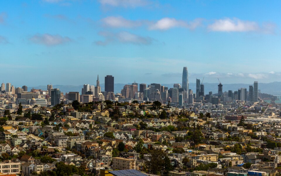 Urban cityscape downtown photo