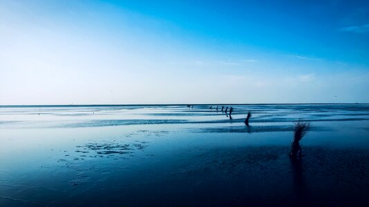 Wide horizon north sea