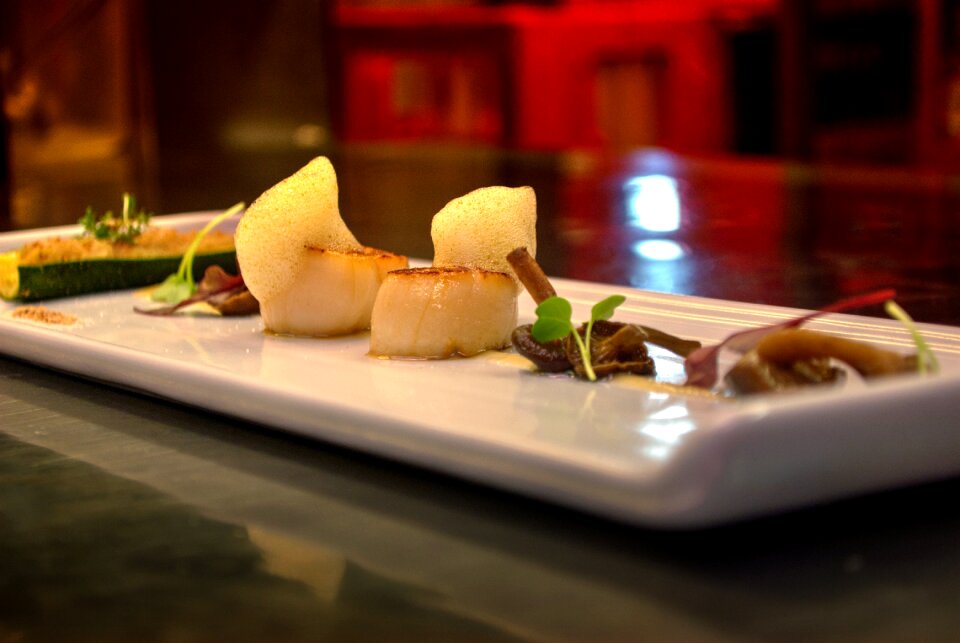 Tasty delicious scallops