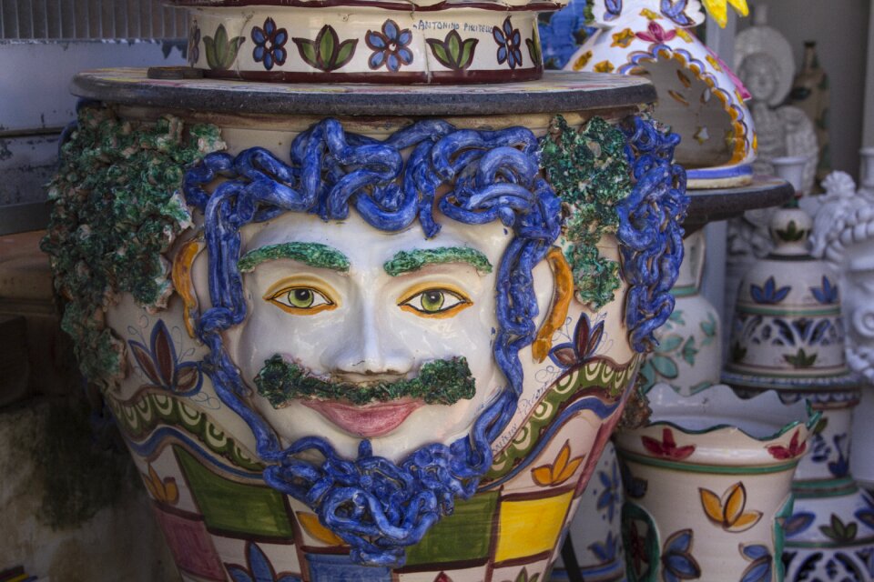 Colorful handpainted decorative