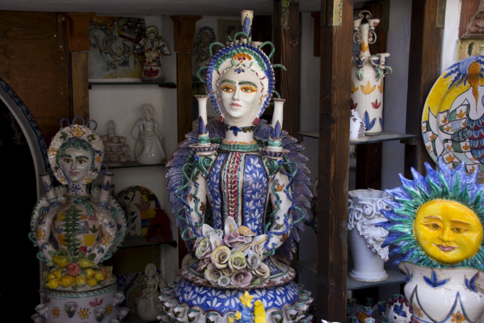 Colorful handpainted decorative