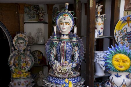Colorful handpainted decorative