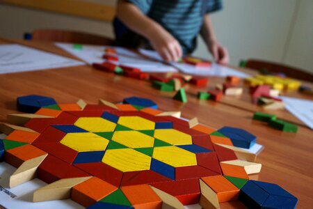 Patterns geometric wooden