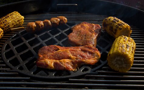 Grill bbq corn